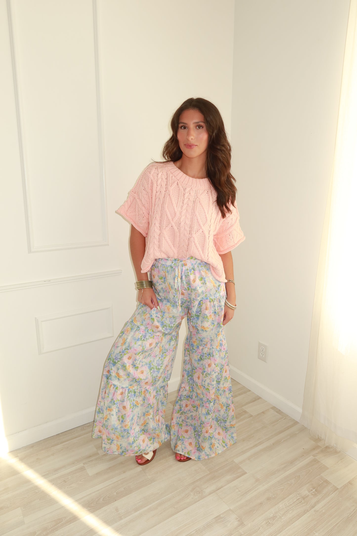 Bloom Haven Flare Pants