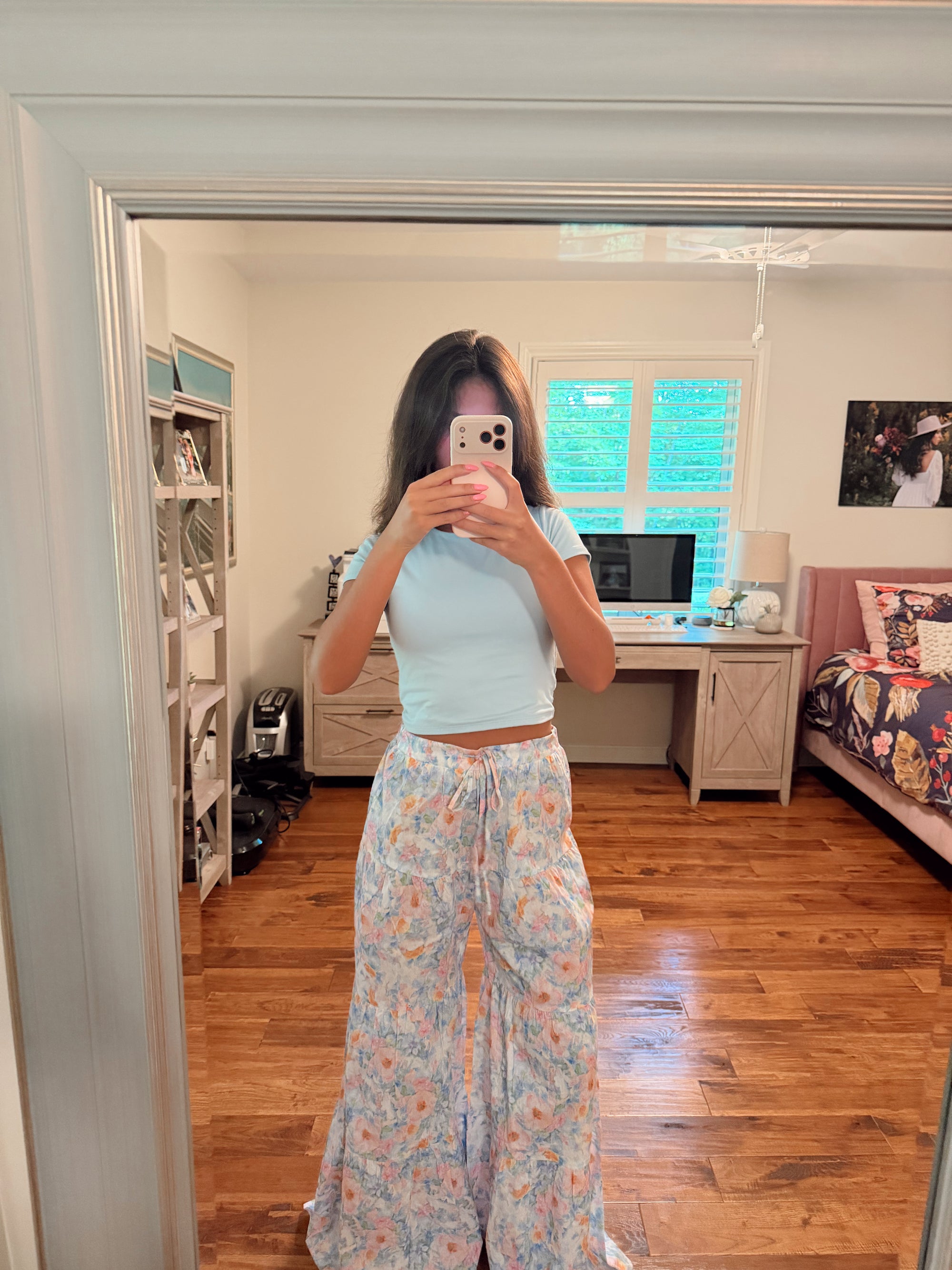 Bloom Haven Flare Pants