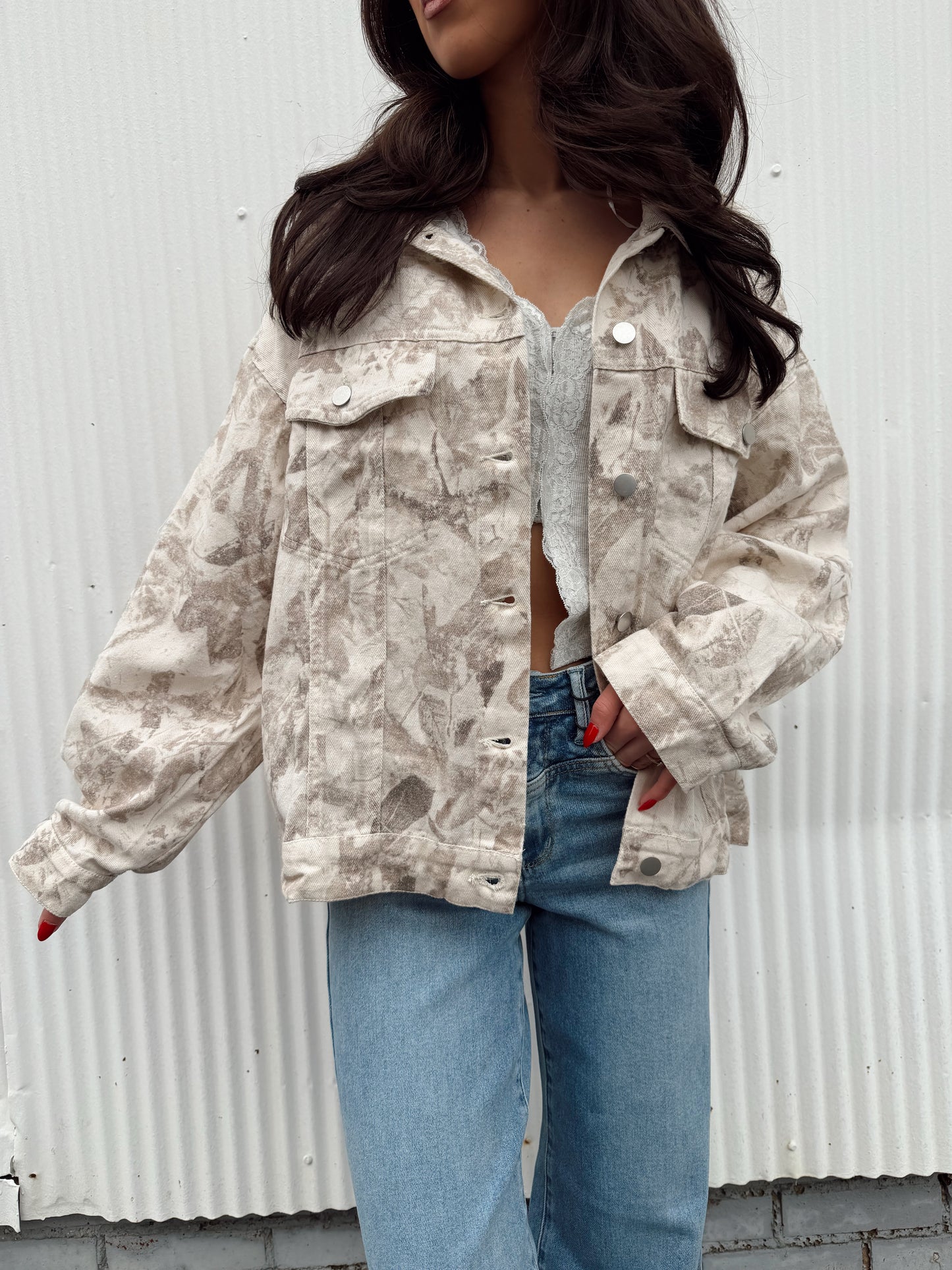 Urban Camo Oversized Jacket