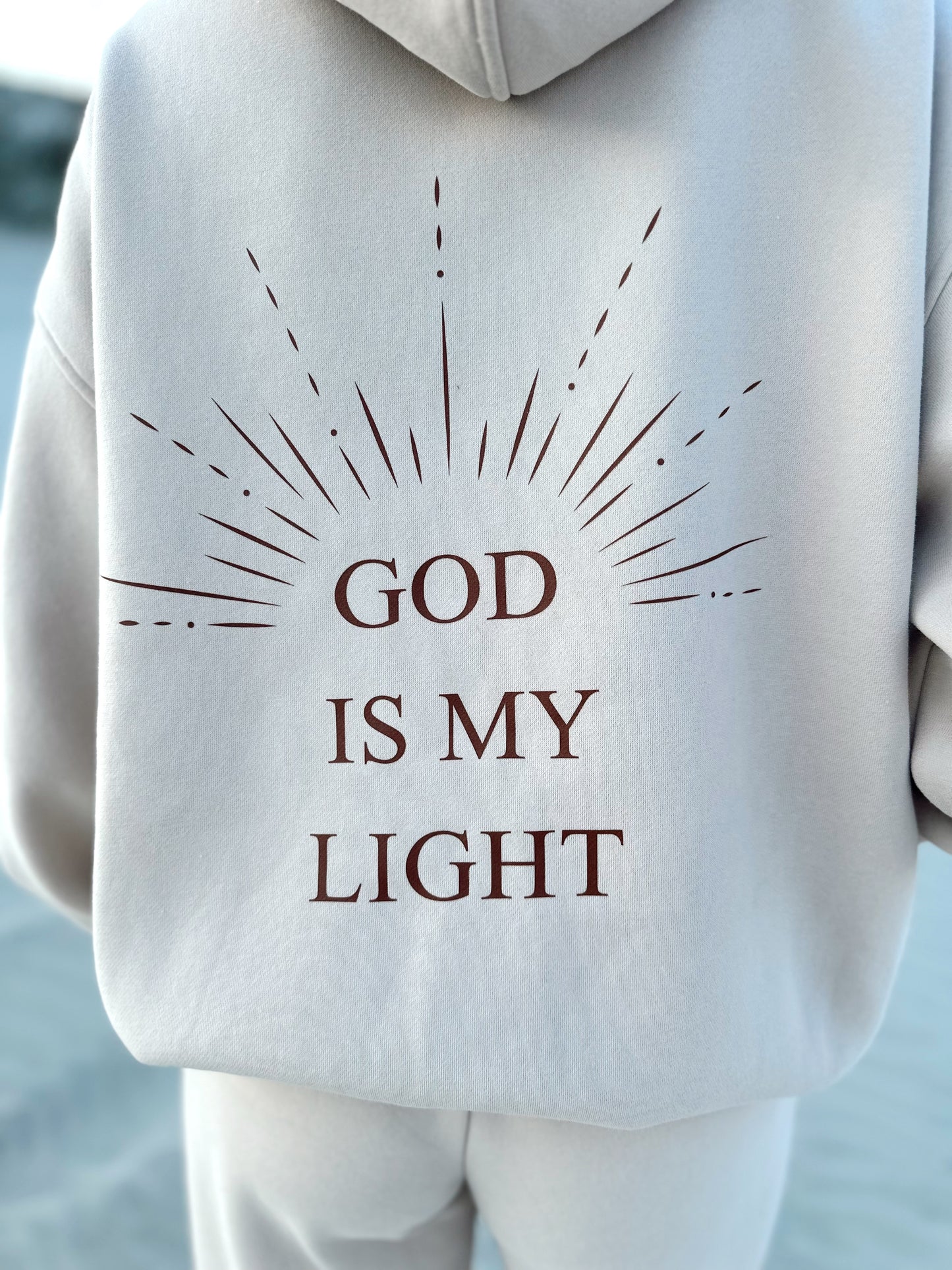 EC Brand Sweat Set- "God Is My Light"