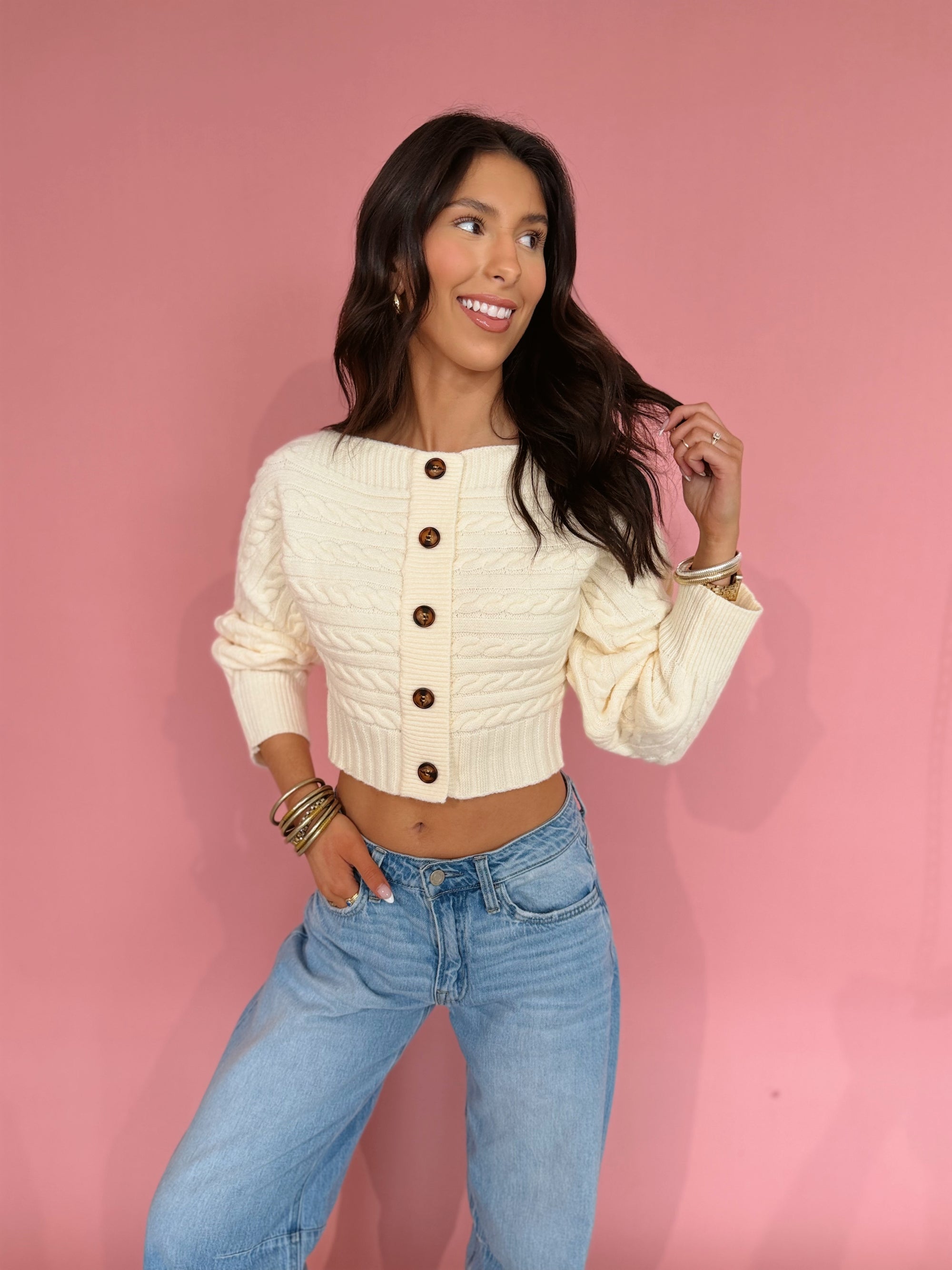 Sweet Escape Off-Shoulder Knit