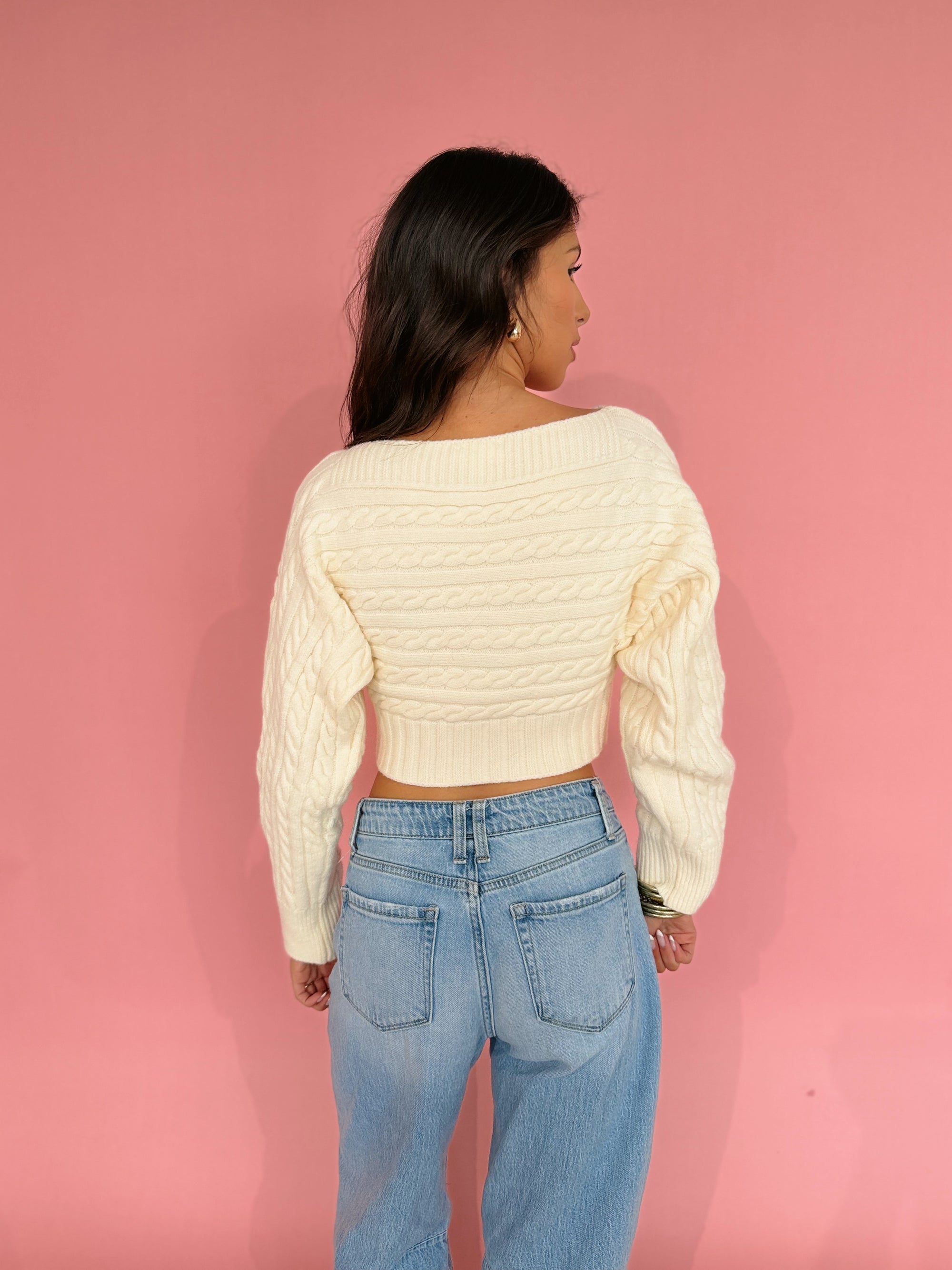 Sweet Escape Off-Shoulder Knit