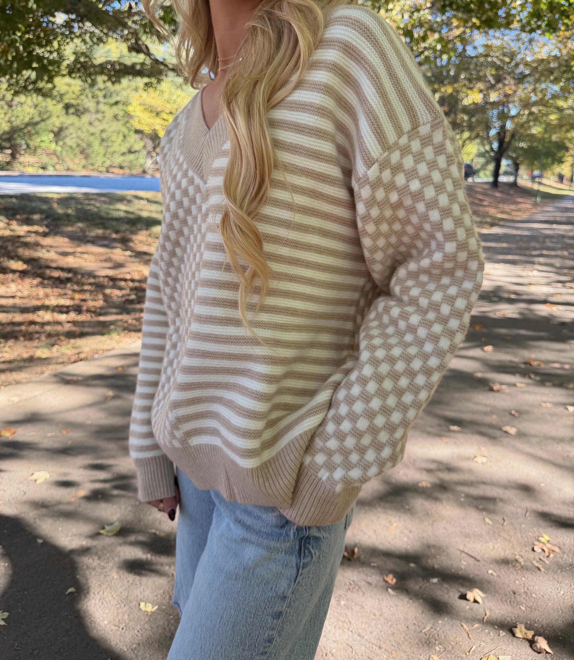 Cozy Grid Knit