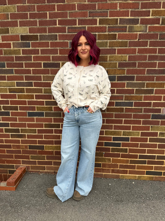 Timeless Trails Wide-Leg Jeans