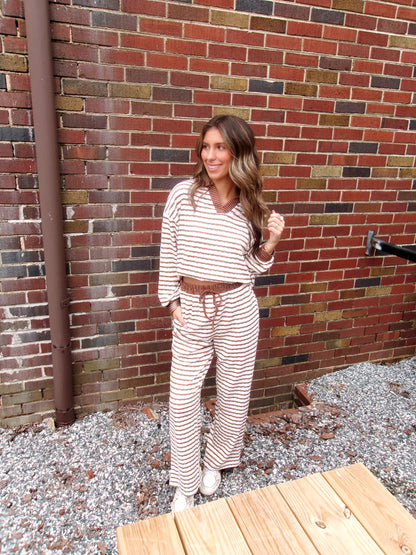 Everyday Stripe Collared Set