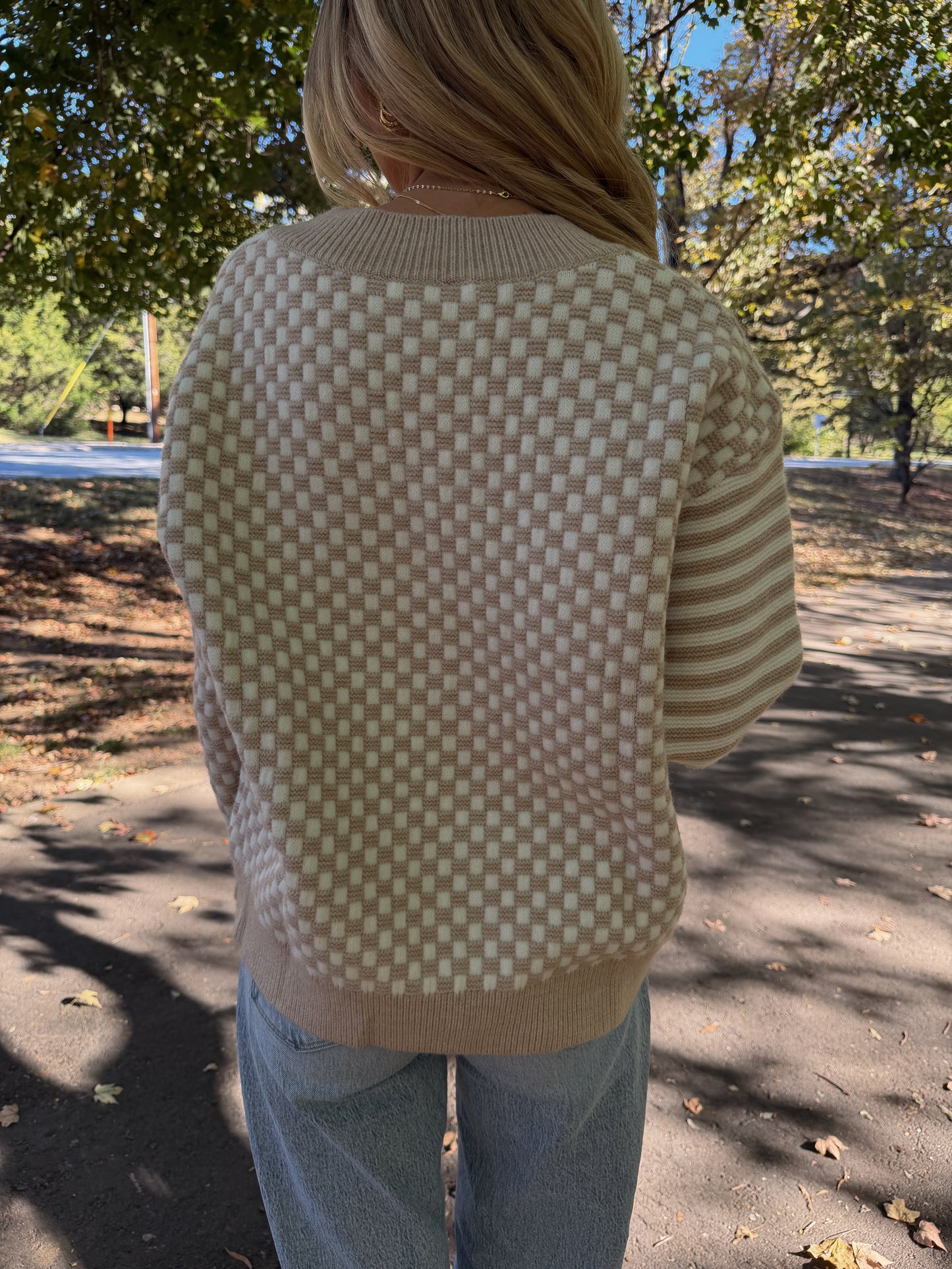 Cozy Grid Knit