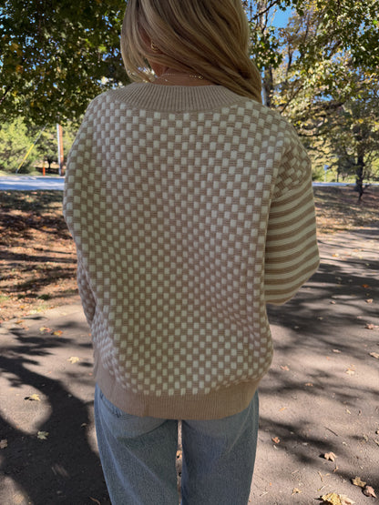 Cozy Grid Knit