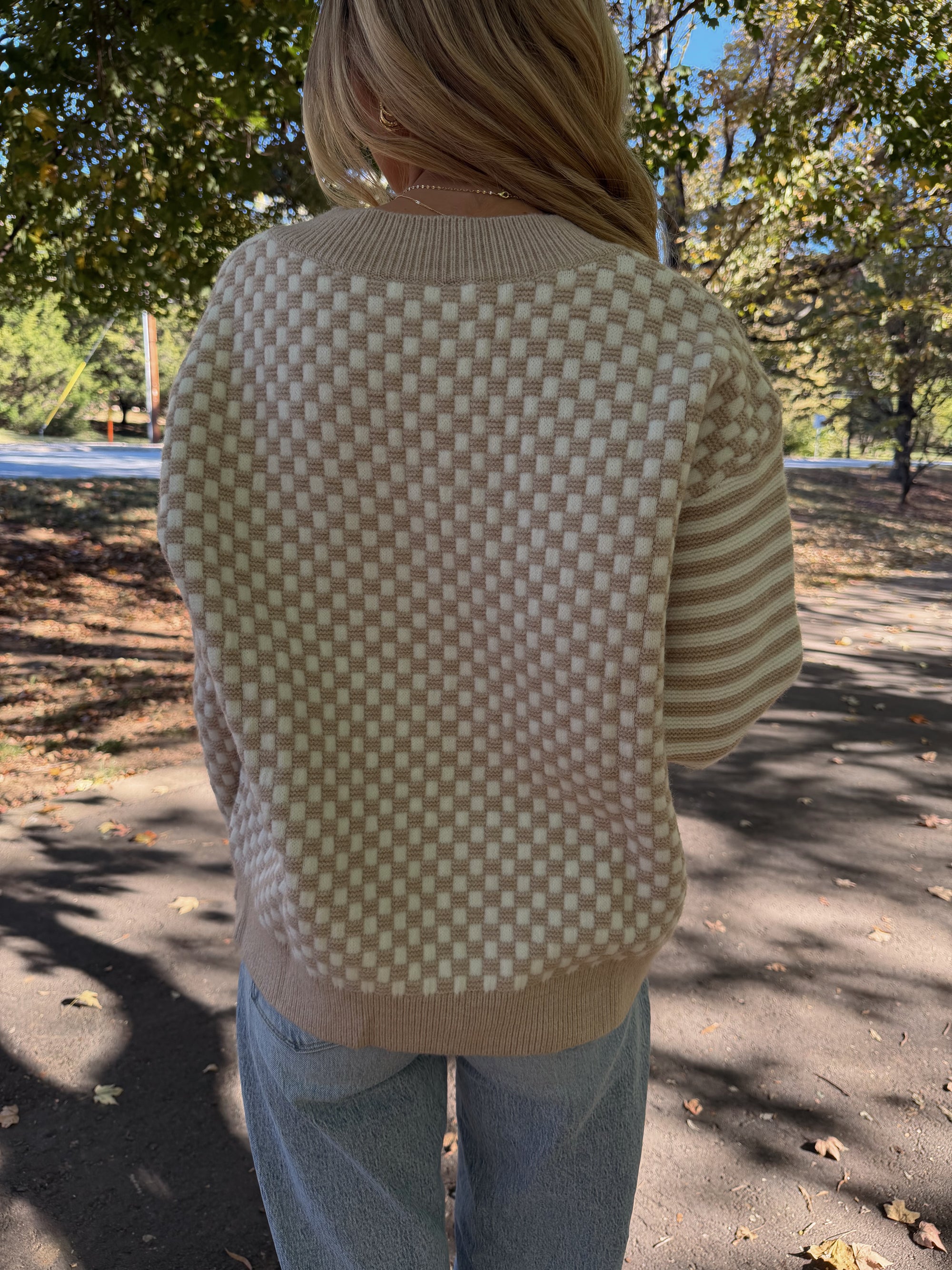 Cozy Grid Knit