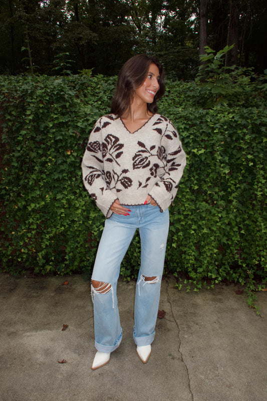Wildwood Floral Sweater
