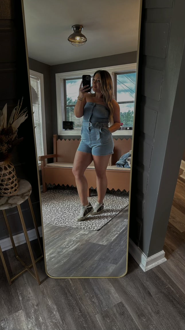 Stella Denim Romper