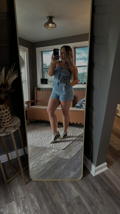 Stella Denim Romper