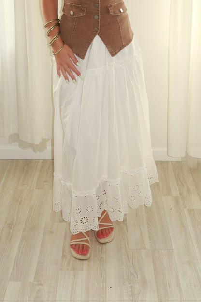 Sunlit Breeze Maxi Skirt