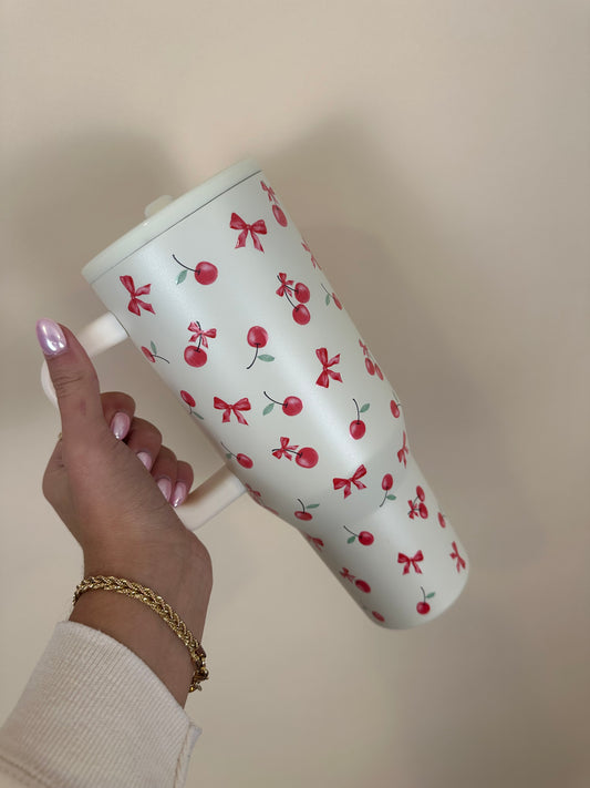 Cherry Cream 40oz Tumbler