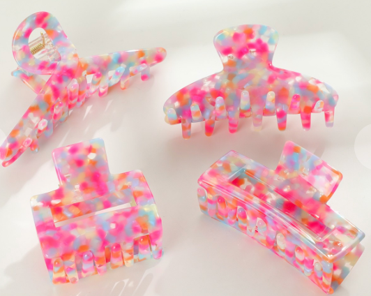 Claw Clip Pink Poolside