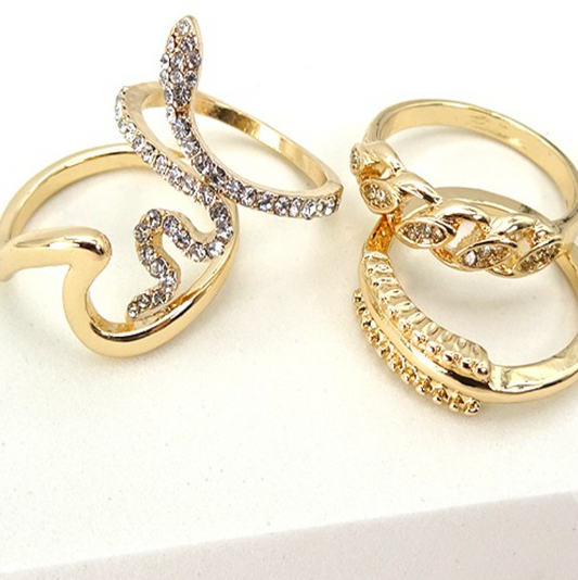 Snake Ring Set
