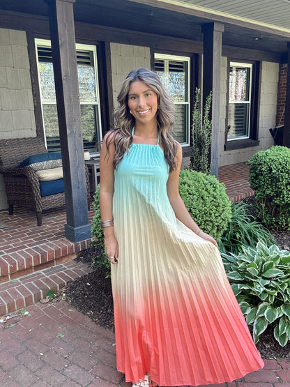 Mira Pleated Maxi