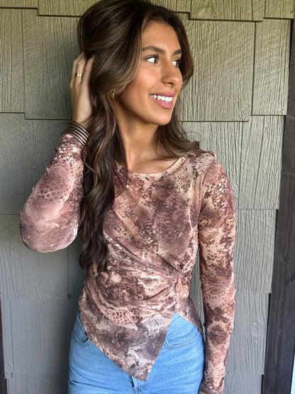 Lennon Mesh Top
