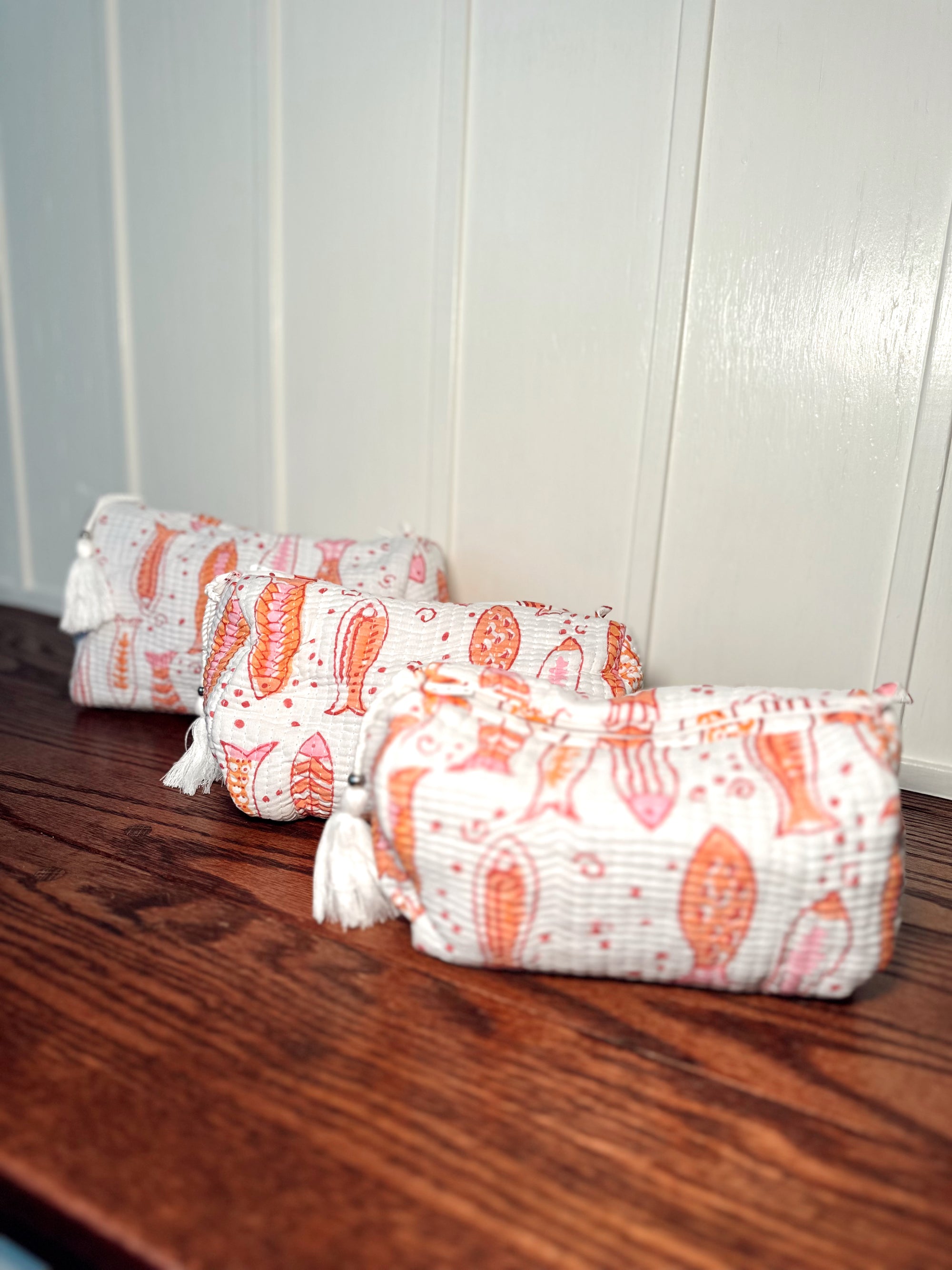 Tidepool Trio Cosmetic Bag Set