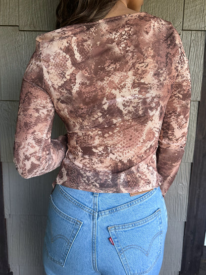 Lennon Mesh Top
