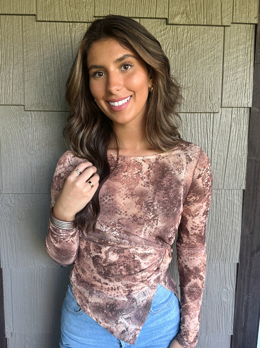 Lennon Mesh Top