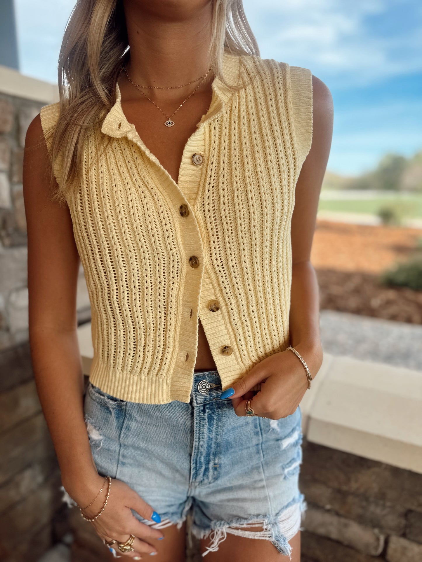 Daisy Knit Sweater