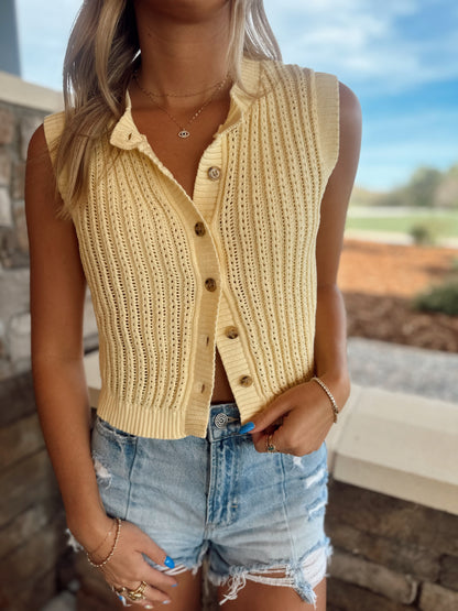 Daisy Knit Sweater