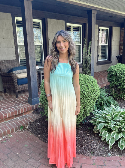 Mira Pleated Maxi
