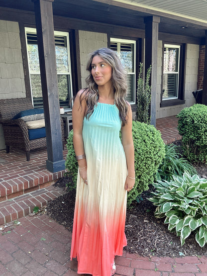 Mira Pleated Maxi
