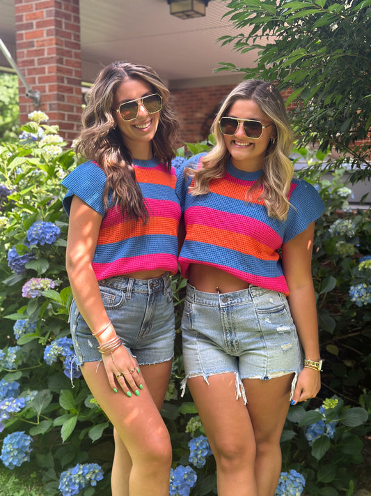 Multi Color Knit Top